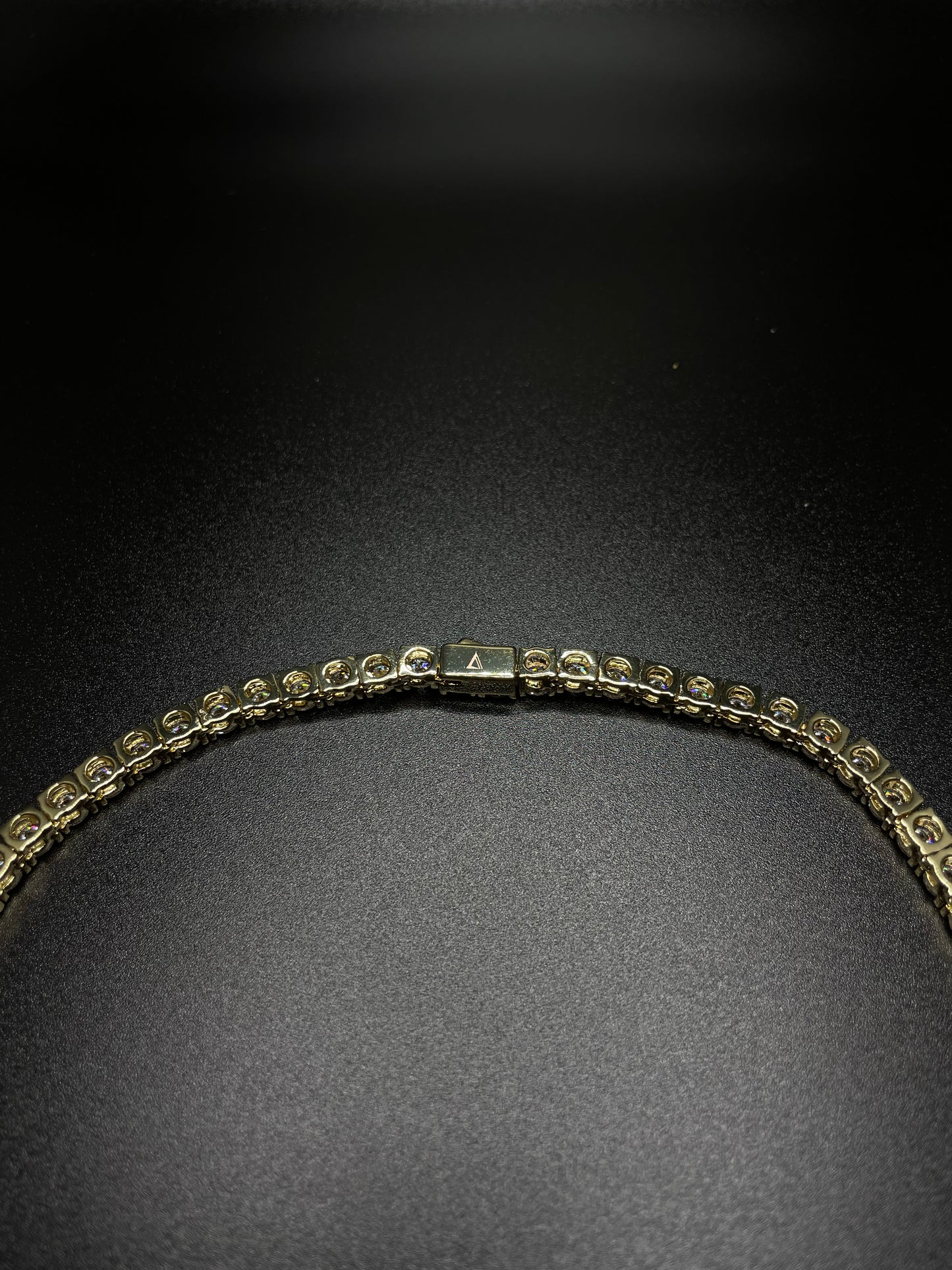5mm 14k Gold Tennis Necklace